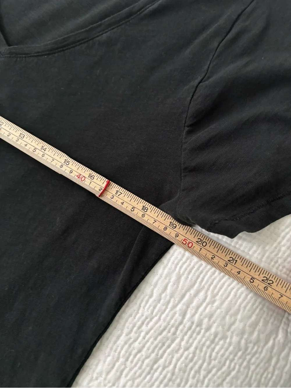 J. Crew Women's Short-Sleeve V-Neck 100% Cotton Tee in Black